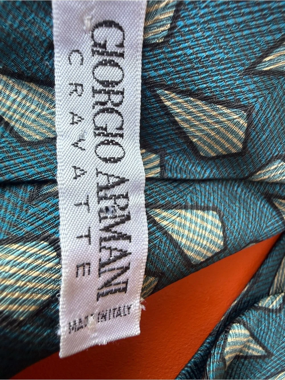 Giorgio Armani Tie 100% silk vintage